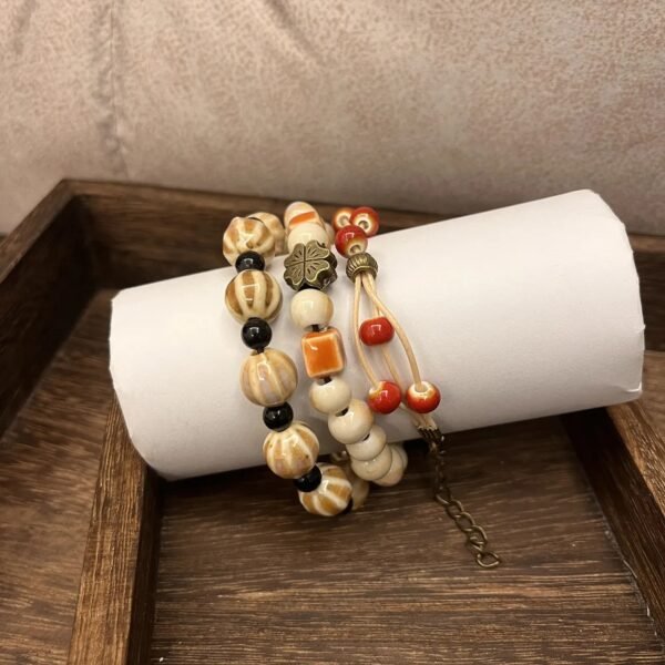 Ceramic Bracelet Jingdezhen Porcelain Bracelet For Women - 图片 5