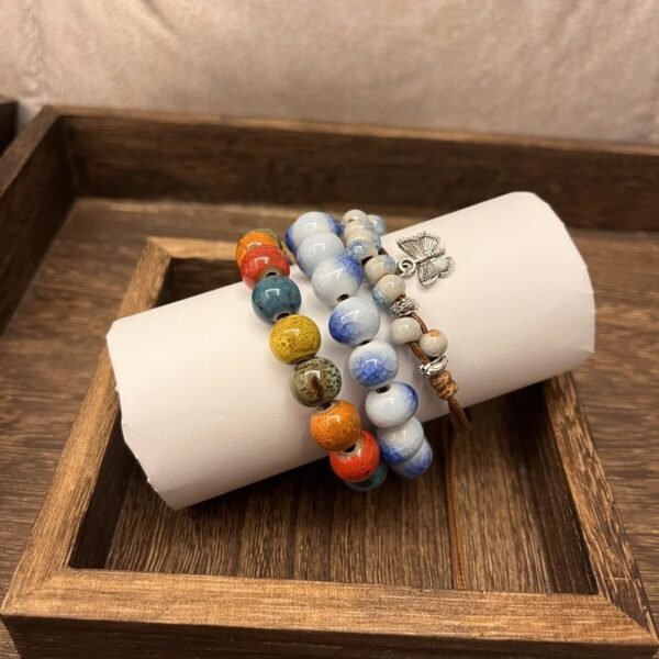 Ceramic Bracelet Jingdezhen Porcelain Bracelet For Women - 图片 6